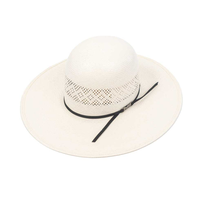 American Fancy Vent 4 1/2" Brim Open Crown Straw Hat HATS - STRAW HATS American Hat Co.