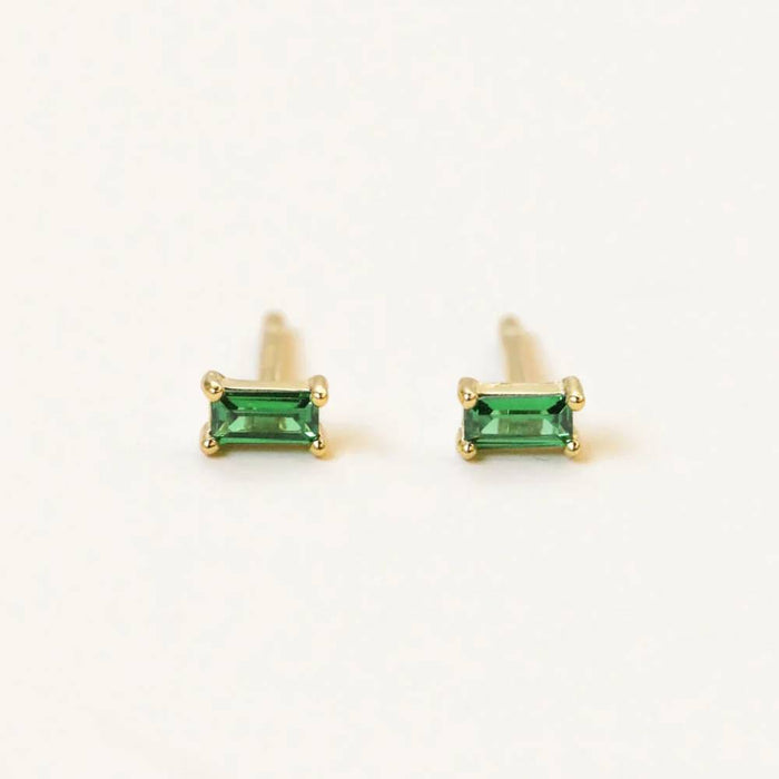 Baguette Emerald Earring WOMEN - Accessories - Jewelry - Earrings JaxKelly