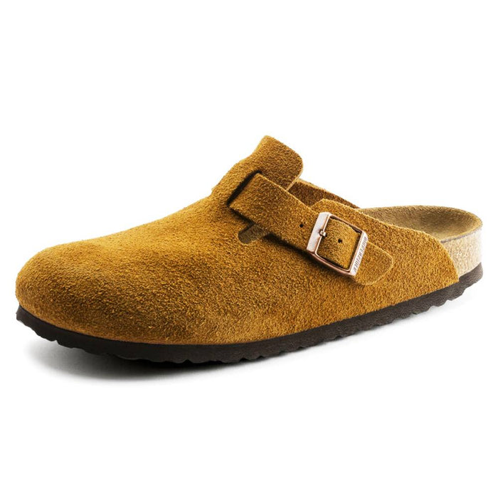 Birkenstock Boston - Suede Leather Mink WOMEN - Footwear - Casuals Birkenstock