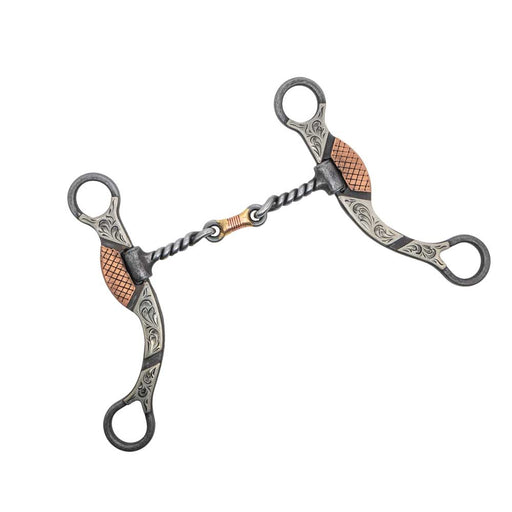 Aged Steel Twisted Dogbone Bit W/Trim Tack - Bits Formay