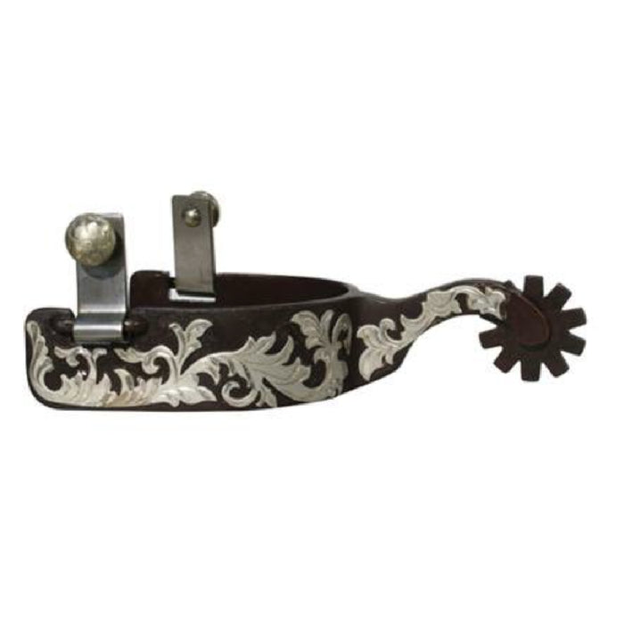 Professional's Choice 1" Bob Avila Medium Shank Floral Tack - Spurs Professional's Choice
