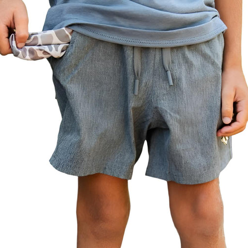 Burlebo Boy's Athletic Shorts - Grizzly Grey KIDS - Boys - Clothing - Shorts Burlebo