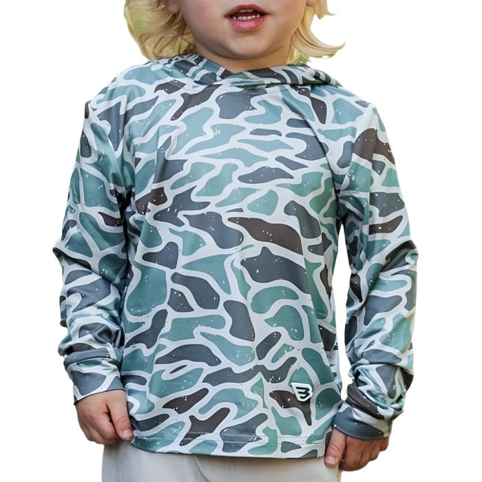 Burlebo Toddler Retro Duck Camo Performance Hoodie KIDS - Baby - Baby Boy Clothing Burlebo