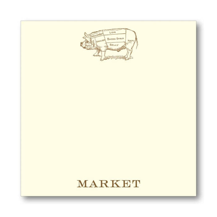 Butcher's Pig Notepad - FINAL SALE HOME & GIFTS - Gifts Maison de Papier