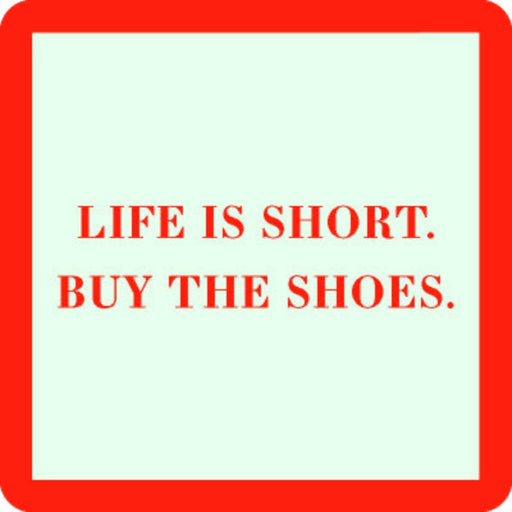 Buy The Shoes Coaster HOME & GIFTS - Gifts Drinks On Me