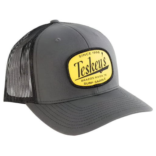Teskey's Brazos River Cap - Charcoal/Black TESKEY'S GEAR - Baseball Caps Teskey's