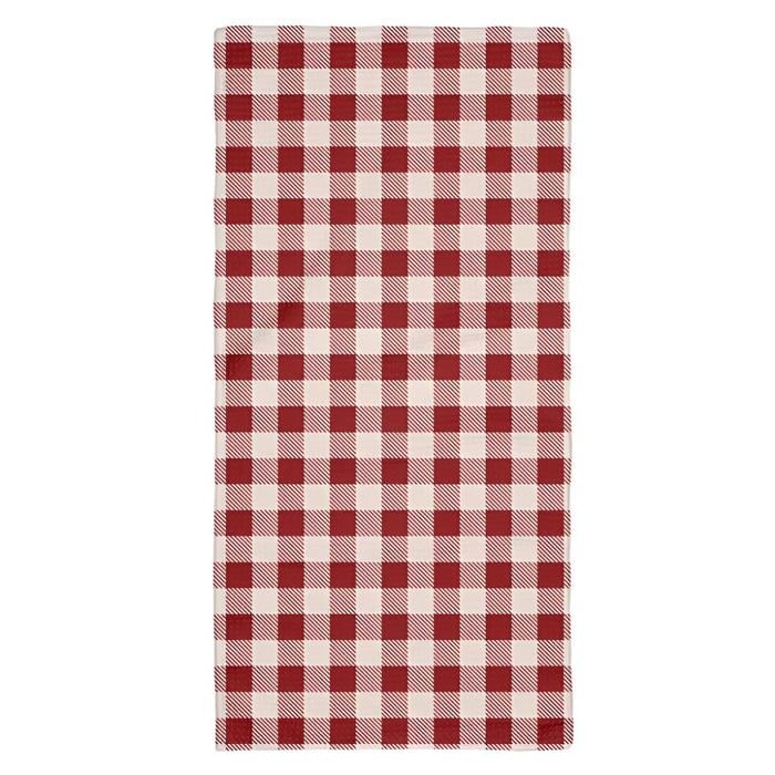 "Christmas Gingham" Bar Towel - FINAL SALE HOME & GIFTS - Tabletop + Kitchen - Kitchen Decor Geometry