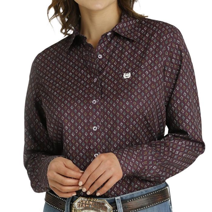 * Cinch Women's Geo Arenaflex Shirt - FINAL SALE WOMEN - Clothing - Tops - Long Sleeved Cinch