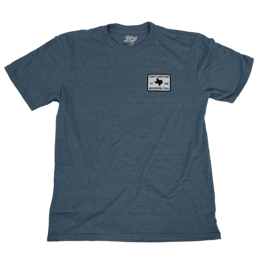 Teskey's Saddle Shop Tee - Glacier TESKEY'S GEAR - SS T-Shirts Teskey's