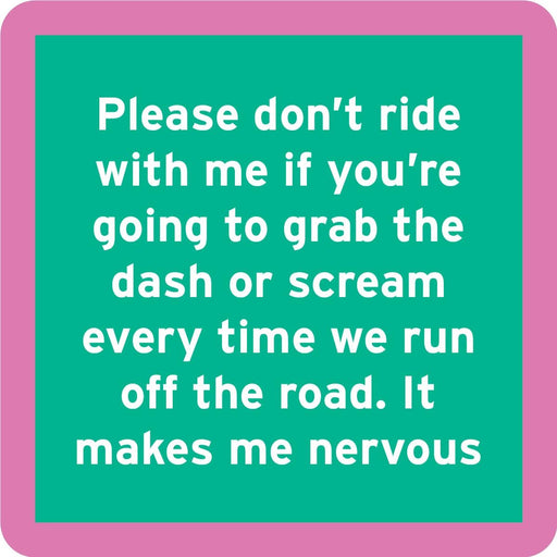 Nervous Coaster HOME & GIFTS - Gifts Drinks On Me