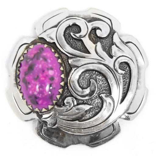 Purple Stone Concho Tack - Conchos & Hardware MISC