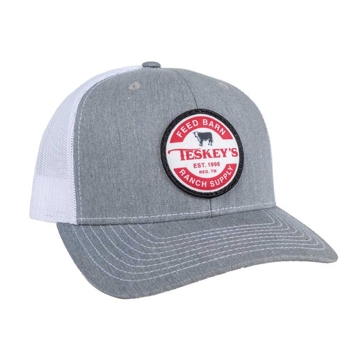 Teskey's Feed Barn Cap - Heather Grey/White TESKEY'S GEAR - Baseball Caps Teskey's