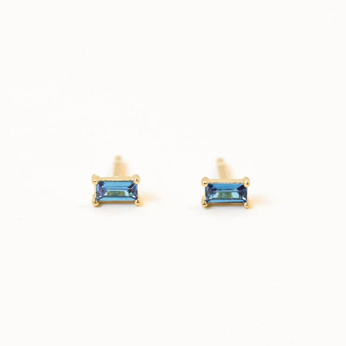 Baguette Sapphire Earring WOMEN - Accessories - Jewelry - Earrings JaxKelly