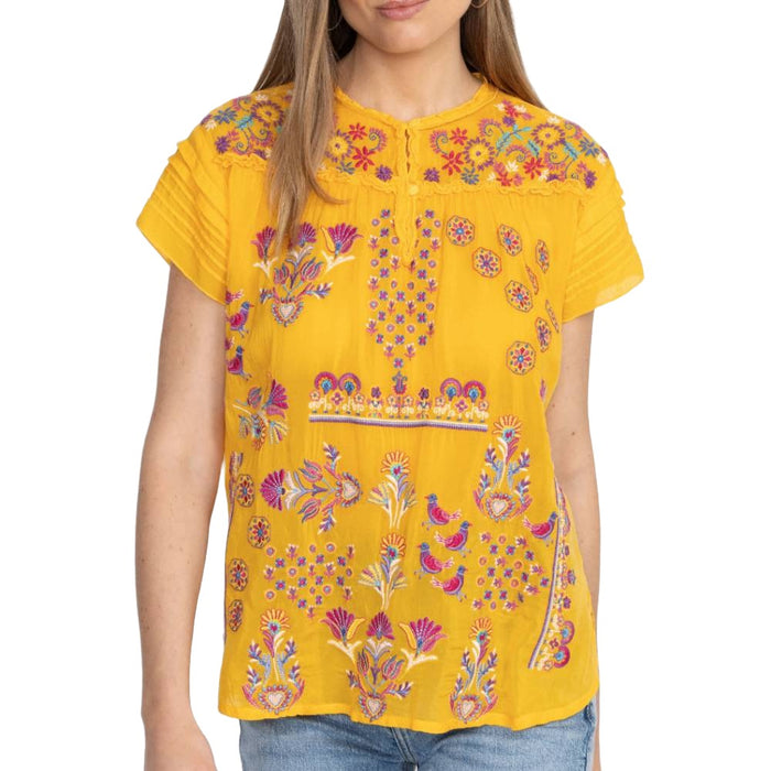 Johnny Was Lafaret Blouse WOMEN - Clothing - Tops - Short Sleeved Johnny Was Collection