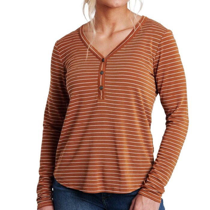 * KÜHL Women's Ardenna Henley Shirt - FINAL SALE WOMEN - Clothing - Tops - Long Sleeved Kühl