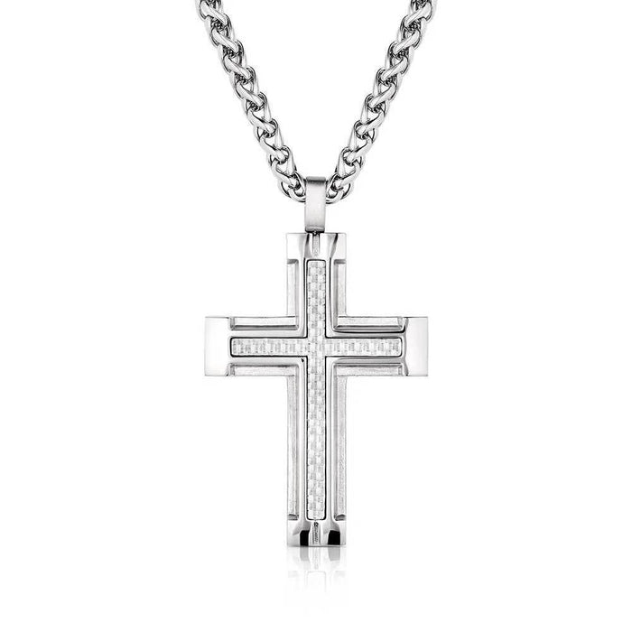 Montana Silversmith Hero's Belief Cross Necklace MEN - Accessories - Jewelry & Cuff Links Montana Silversmiths