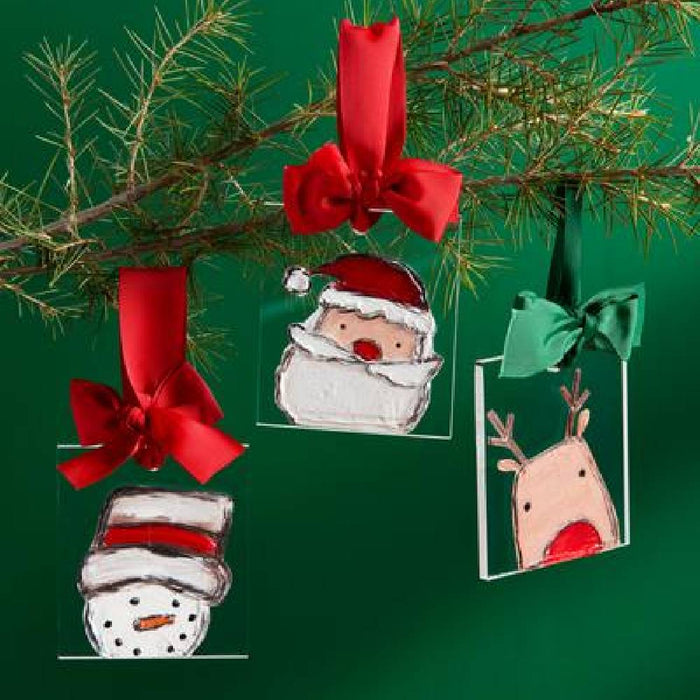 Mud Pie Reindeer Acrylic Christmas Ornament HOME & GIFTS - Home Decor - Seasonal Decor Mud Pie