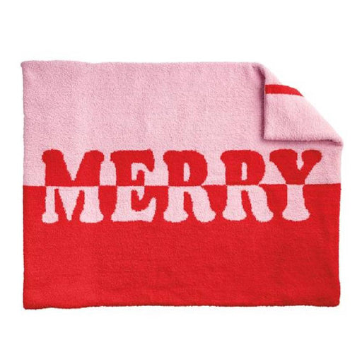 Mud Pie Merry Chenille Blanket HOME & GIFTS - Home Decor - Blankets + Throws Mud Pie