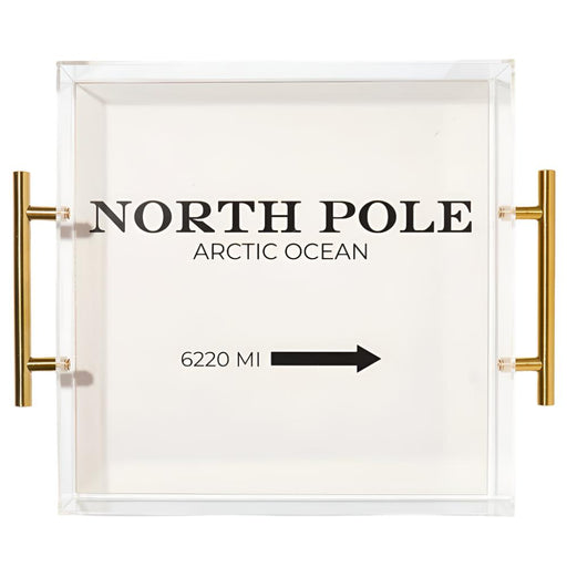 North Pole Large Acrylic Tray HOME & GIFTS - Home Decor - Seasonal Decor Tart by Taylor