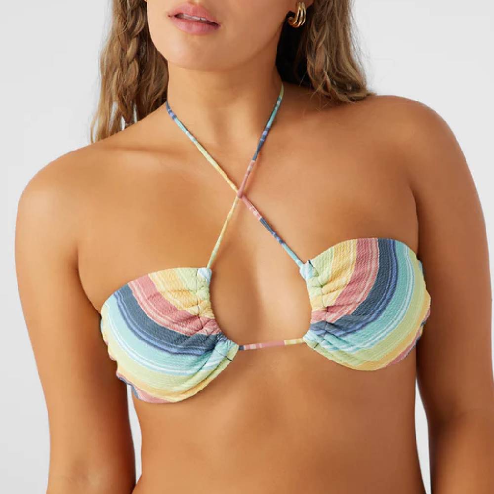 O'Neill Beachbound Stripe Embry Bikini Top WOMEN - Clothing - Surf & Swimwear - Swimsuits O'Neill   