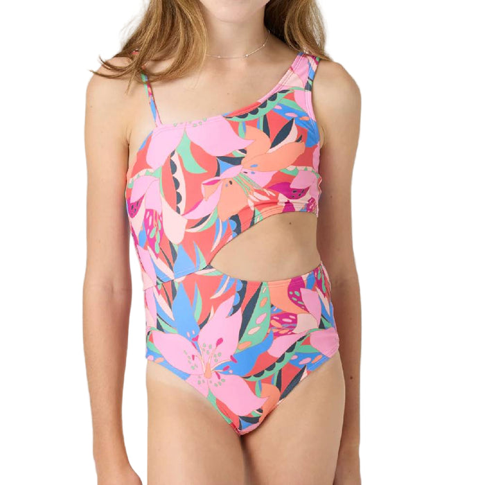 O'Neill Girl's Cabana Floral Asymmetrical One Piece Swimsuit KIDS - Girls - Clothing - Surf & Swimwear O'Neill