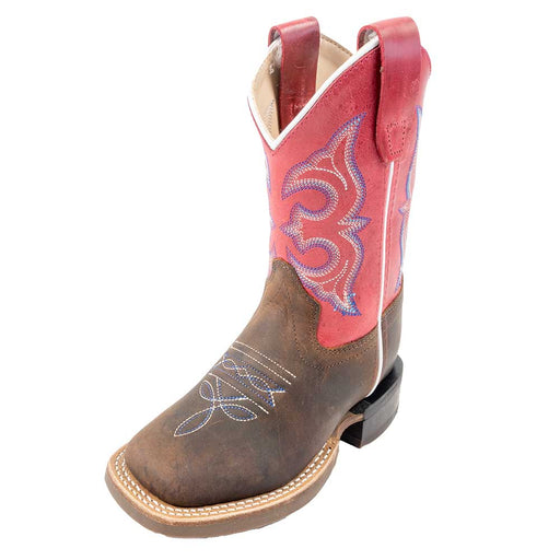 * Old West Kid's Brown Leather Boot - FINAL SALE KIDS - Boys - Footwear - Boots Jama Corporation