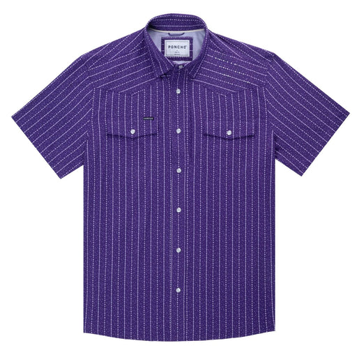 Poncho The Stockyard Western Shirt - Slim Fit MEN - Clothing - Shirts - Short Sleeve Poncho Outdoors