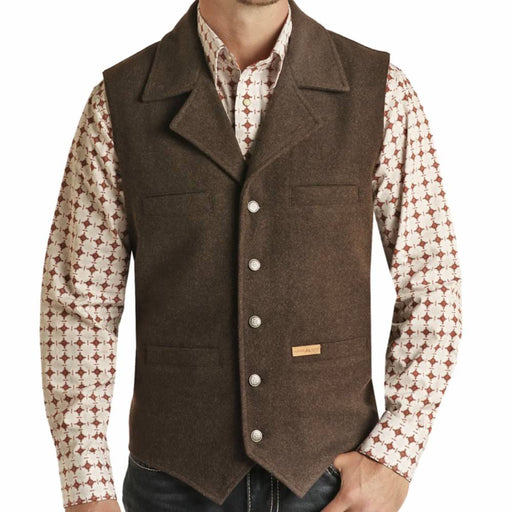 Powder River Men's Montana Wool Vest MEN - Clothing - Outerwear - Vests Panhandle