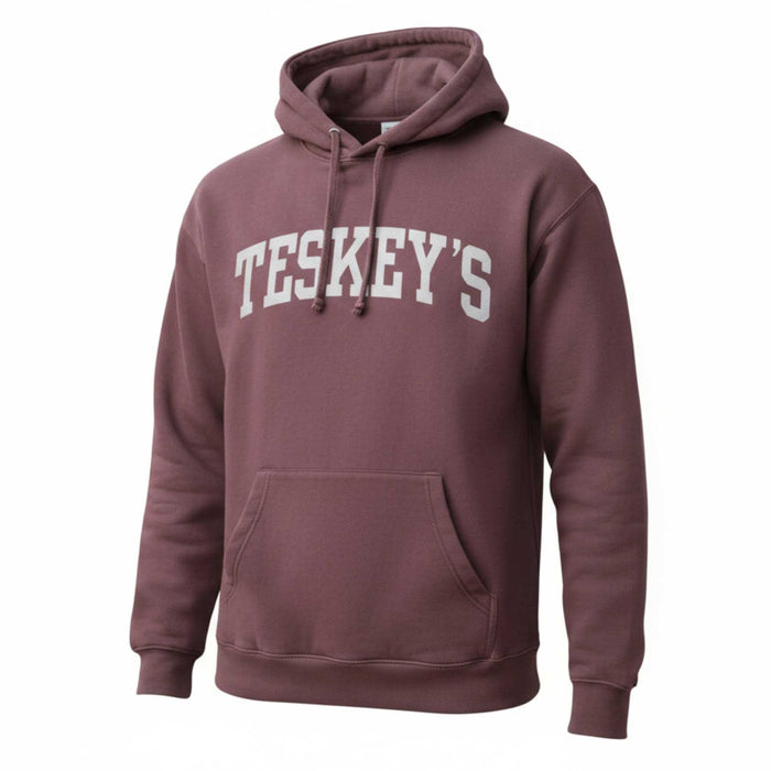 Teskey's Varsity Felt Hoodie - Maroon