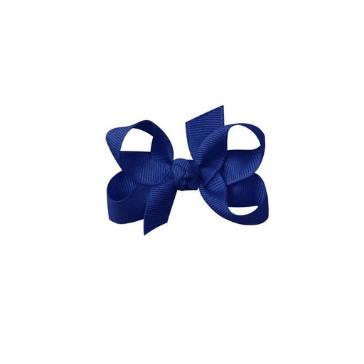 Signature Grosgrain Bow on Clip - 3" Royal Blue KIDS - Accessories Beyond Creations LLC