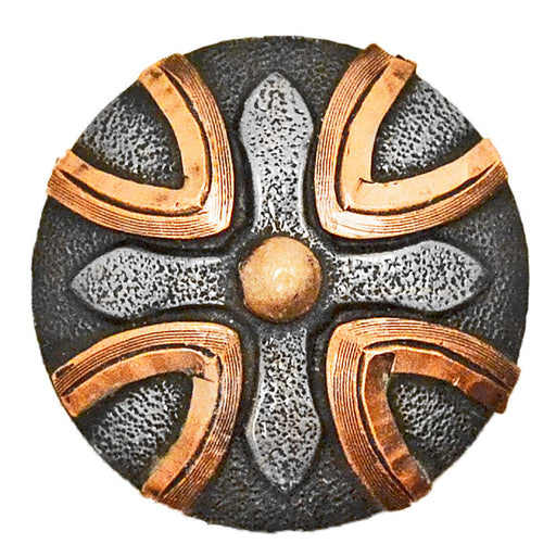 Iron Cross Concho with Copper Dot Tack - Conchos & Hardware MISC