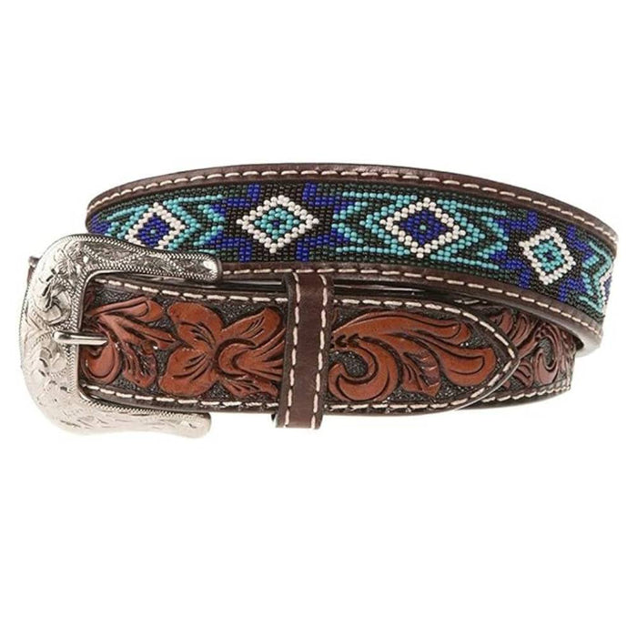 Twisted X Blue Beaded Belt MEN - Accessories - Belts & Suspenders Western Fashion Accessories