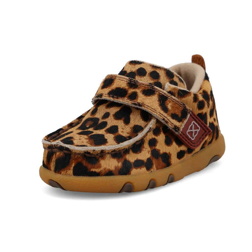 Twisted X Infant Leopard Cowhide Driving Moc KIDS - Baby - Baby Footwear Twisted X