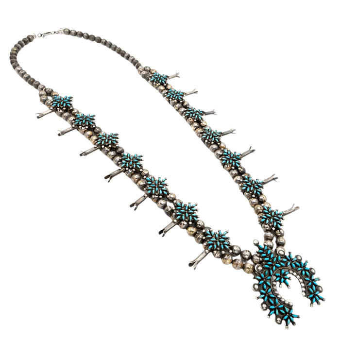 Vintage Needlepoint Squash Blossom Necklace WOMEN - Accessories - Jewelry - Necklaces MISC