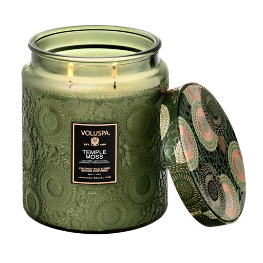Voluspa Temple Moss Luxe Jar Candle HOME & GIFTS - Home Decor - Candles + Diffusers Voluspa