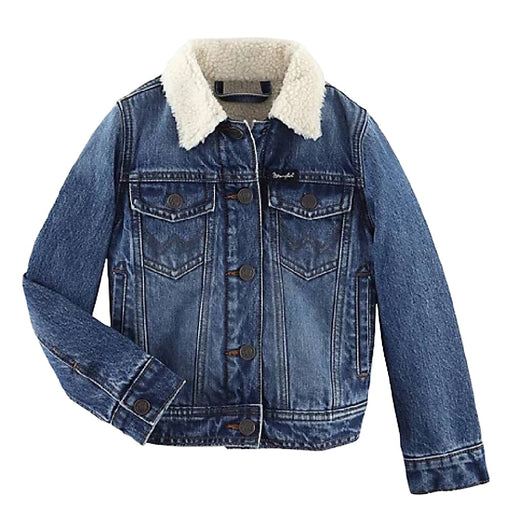 Wrangler Girl's Sherpa Lined Denim Trucker Jacket - FINAL SALE *Size XL KIDS - Girls - Clothing - Outerwear - Jackets Wrangler