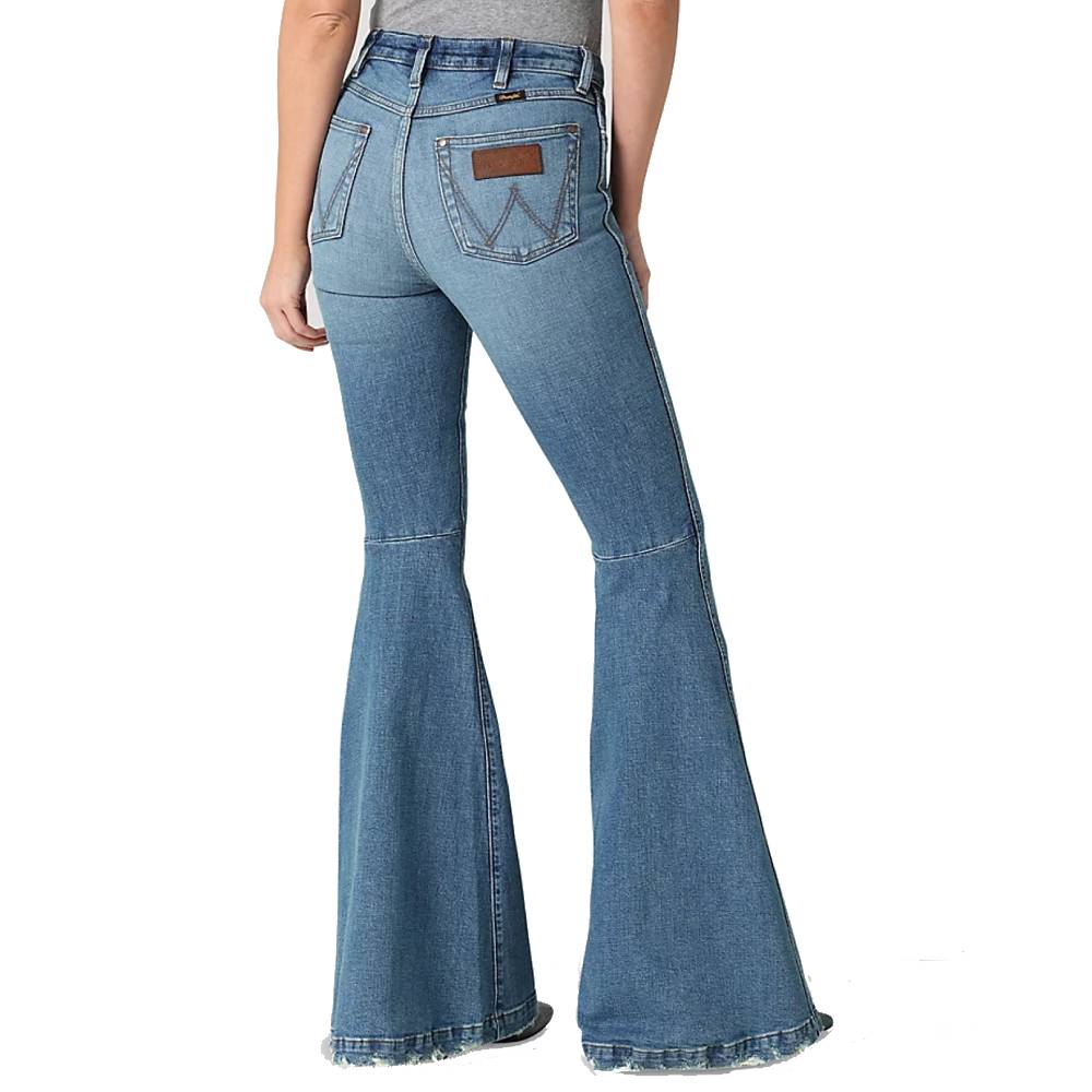 Wrangler Women's Retro Green Big Bell Trouser Jean - FINAL SALE WOMEN - Clothing - Jeans Wrangler   