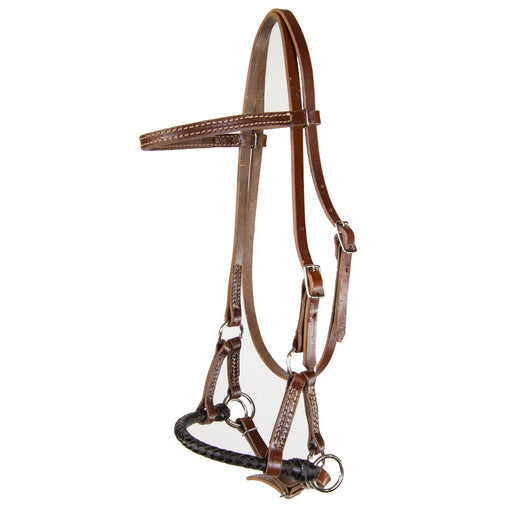 Teskey's Harness Leather Sidepull Tack - Training Teskey's Light Oil