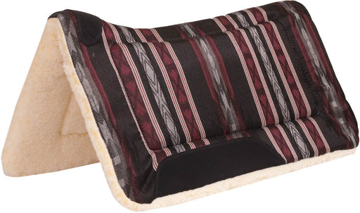 Mustang Sierra Herculon Contoured Pad Tack - Saddle Pads Mustang Apache Black