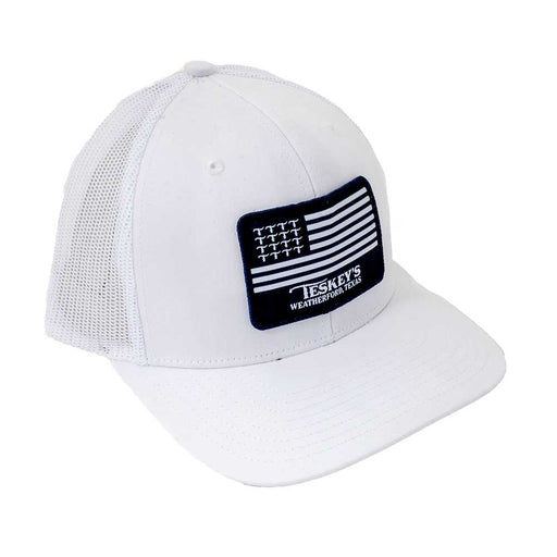 Teskey's T Flag Logo Cap - Solid White TESKEY'S GEAR - Baseball Caps Teskey's
