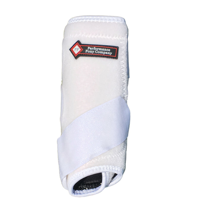 Performance Pony Leg Boot for Horses Tack - Leg Protection Performance Pony Co. XS White