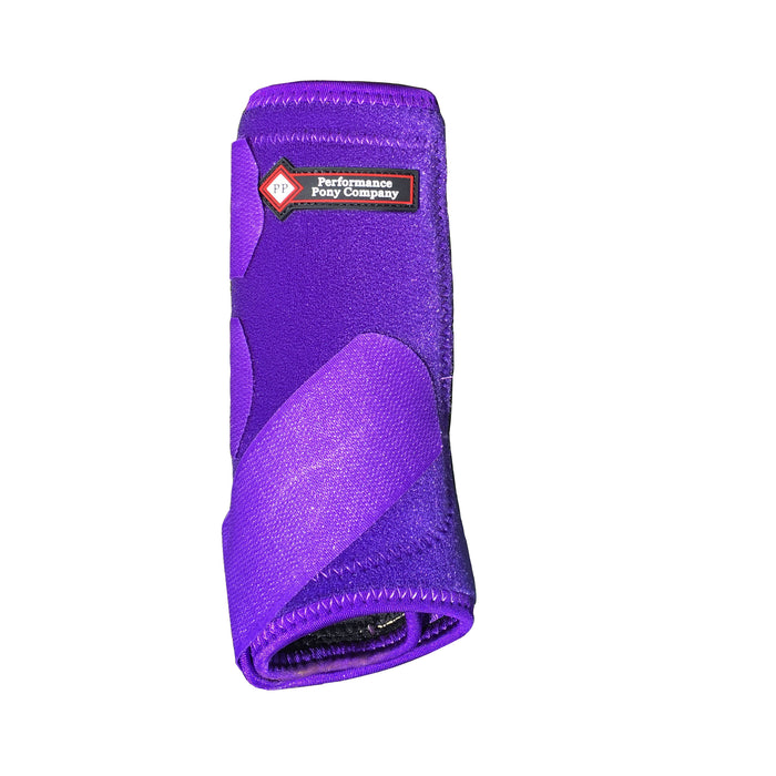 Performance Pony Leg Boot for Horses Tack - Leg Protection Performance Pony Co. XS Purple