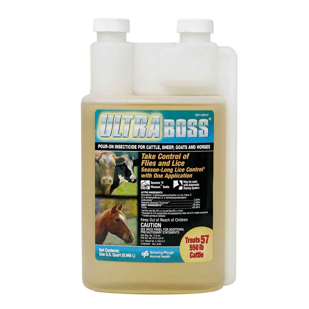 Ultra Boss Pour On Insecticide Livestock - Fly & Pest Control Ultra Boss   