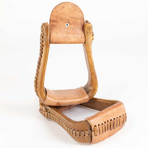 Teskey's Youth Rawhide Stirrups Tack - Saddle Accessories Teskey's 2"  