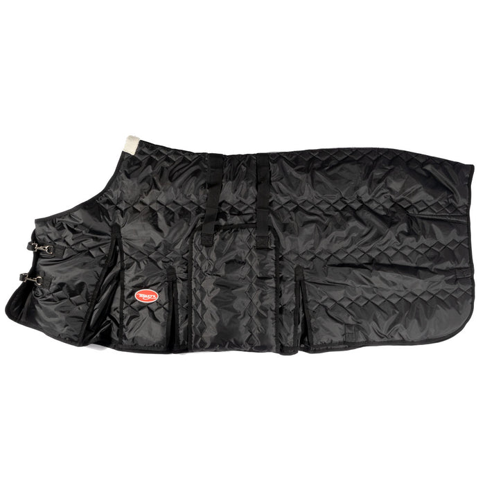 Teskey's 420D Quilted Stable Blanket with Belly Band Equine - Blankets & Sheets Teskey's 69" Black