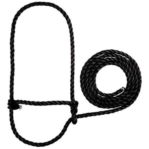 Weaver Cattle Rope Halter Livestock - Show Supplies Weaver Black