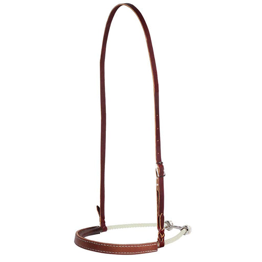 Professional's Choice Leather Covered Rope Noseband Tack - Nosebands & Tie Downs Professional's Choice