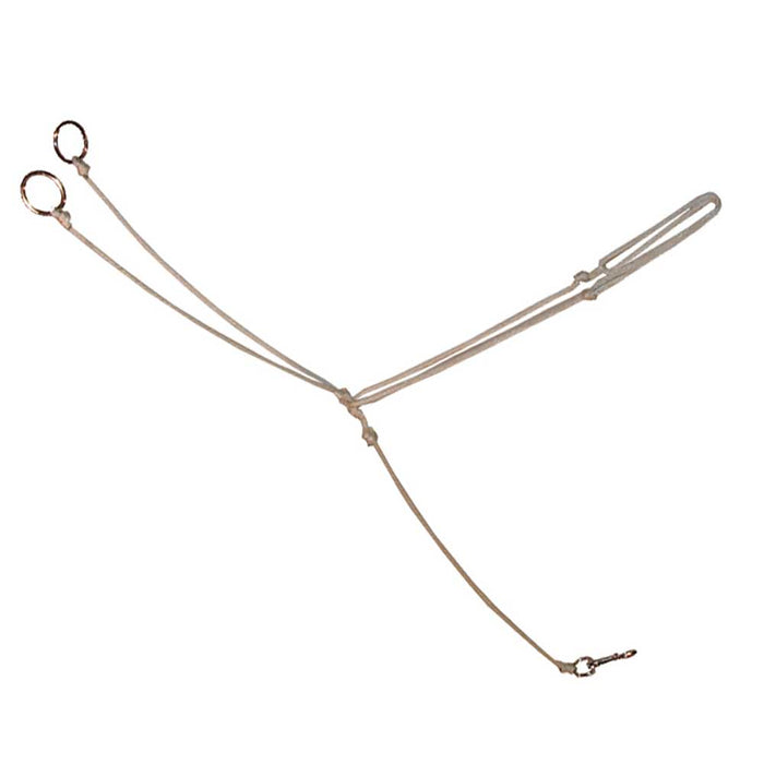 Mustang White Cord Martingale Tack - Training Mustang