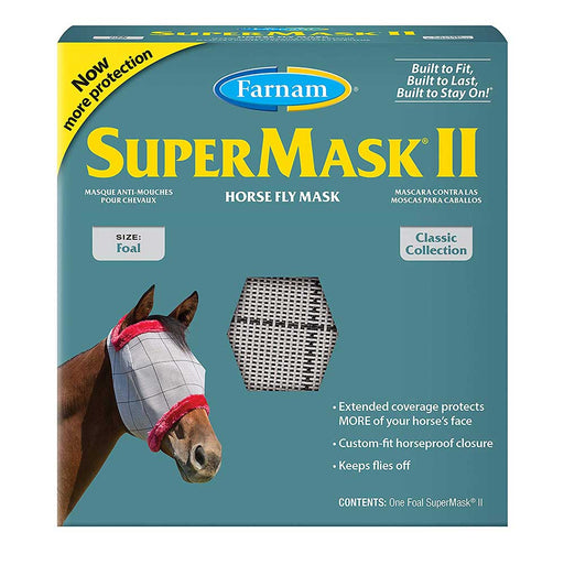 SuperMask II Foal Fly Mask Equine - Fly & Insect Control Farnam