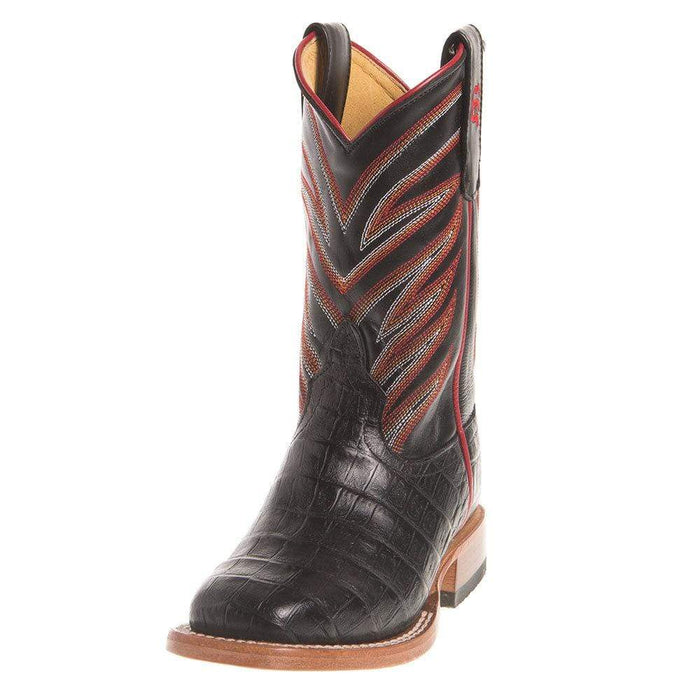 Anderson Bean Kids' Black Caiman Belly Boot KIDS - Boys - Footwear - Boots Anderson Bean Boot Co.